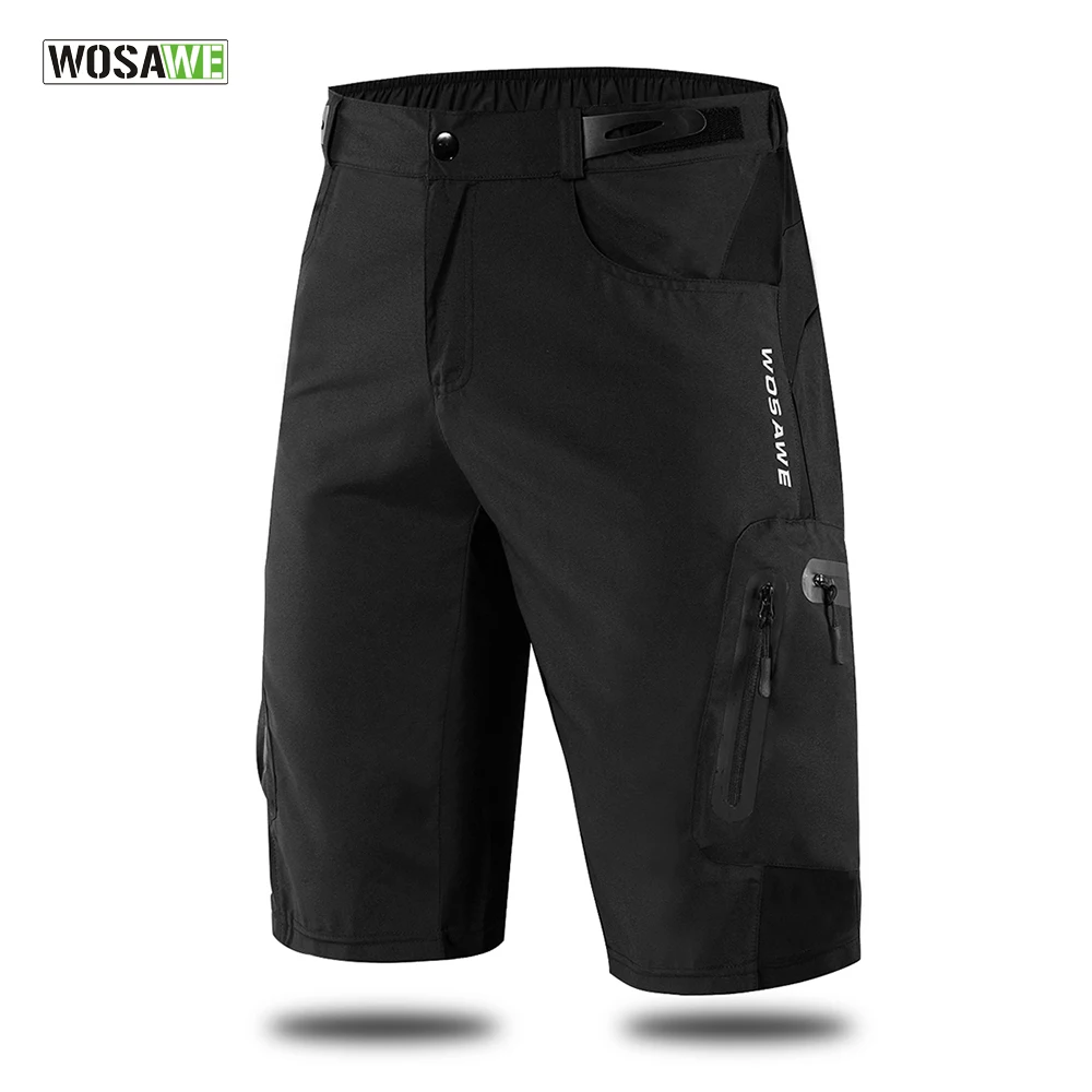 Ceny WOSAWE męskie szorty mtb Outdoor rower motocrossowy krótkie spodnie oddychający luźny krój do biegania rowerowe spodenki rowerowe Ciclismo