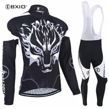 BXIO Весна Велоспорт Джерси наборы с длинным рукавом велосипед одежда Ropa Ciclismo Черный Спортивная одежда велосипедная одежда Bicicleta BX-0109H-005