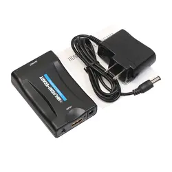 SCART, чтобы HDMI 720 P 1080 P 60 Гц HD видео конвертер скейлер Box USB Kabel Futural цифровой Прямая доставка AUGG30