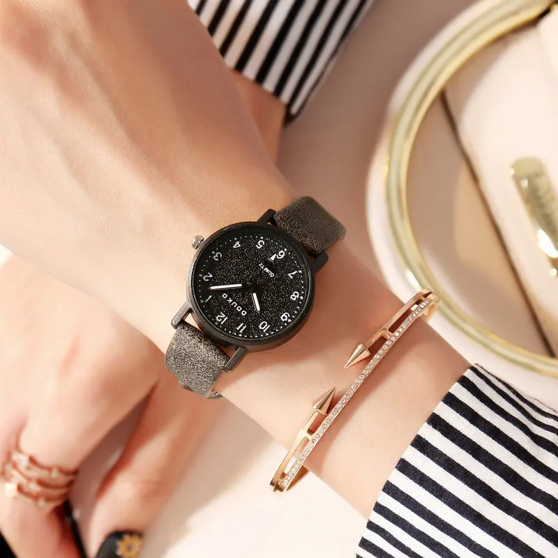 

2019 luxury female watch simple digital lady literary retro college stone belt fashion women watch girl casual ladies watches