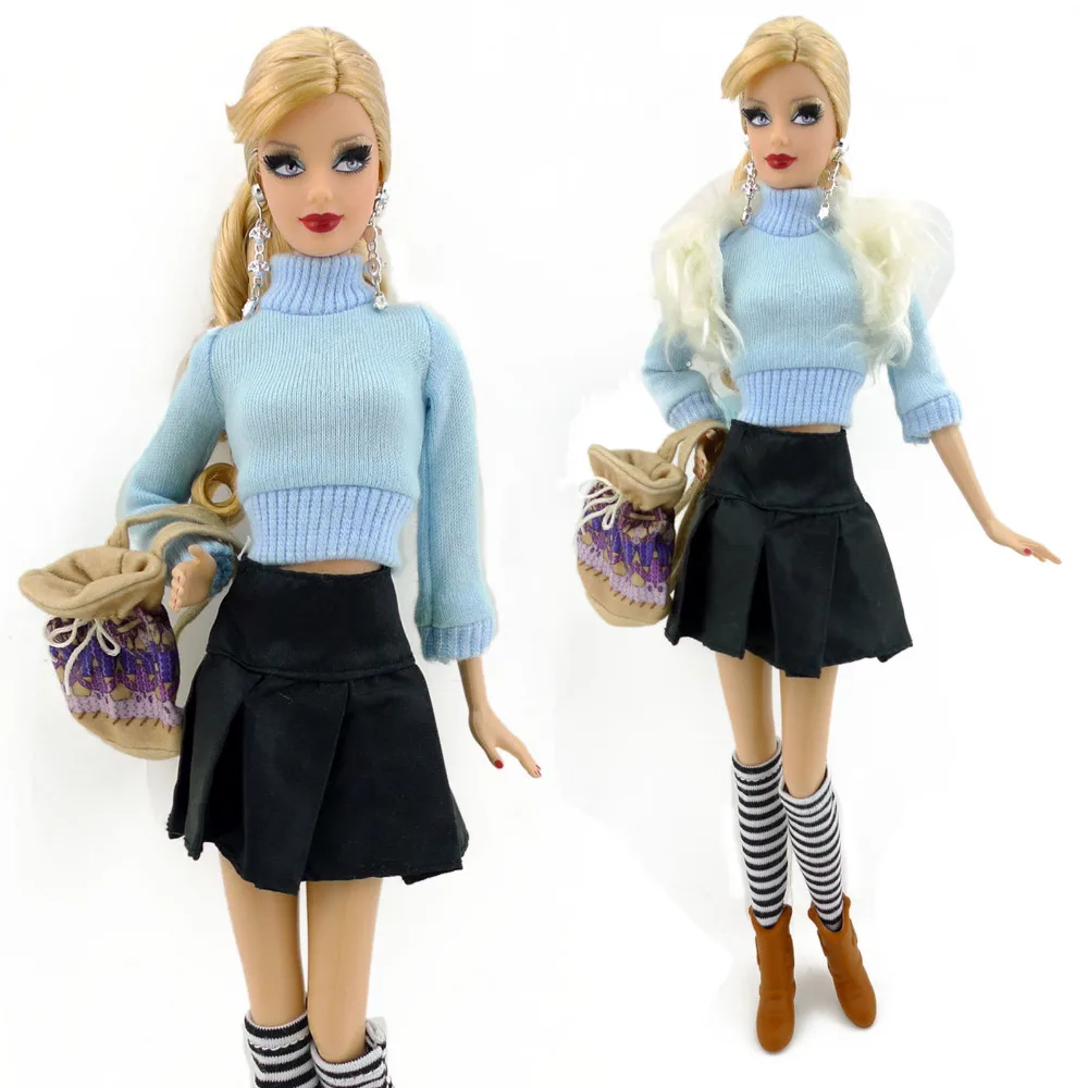 Buy Free Shipping One Set Original Doll Outfit Casual