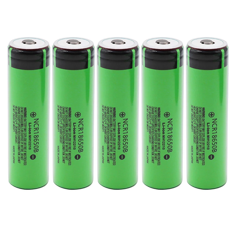 18650 3,7 v 3400 mah литиевая аккумуляторная батарея NCR18650B с заостренным для Panasonic светодиодный светильник батарея