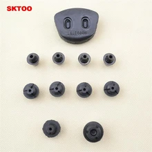 SKTOO 11pcs Door buffer rubber damping rubber particles for Mitsubishi Pajero V31V32V33V43V45 Cheetah Jones Black Diamond