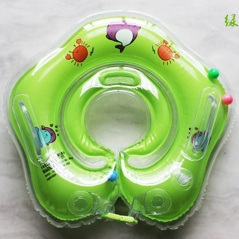 Newest baby float swimming ring infant baby Inflatable neck ring Safety Baby Tube Ring baby bath swimming pool accessories
