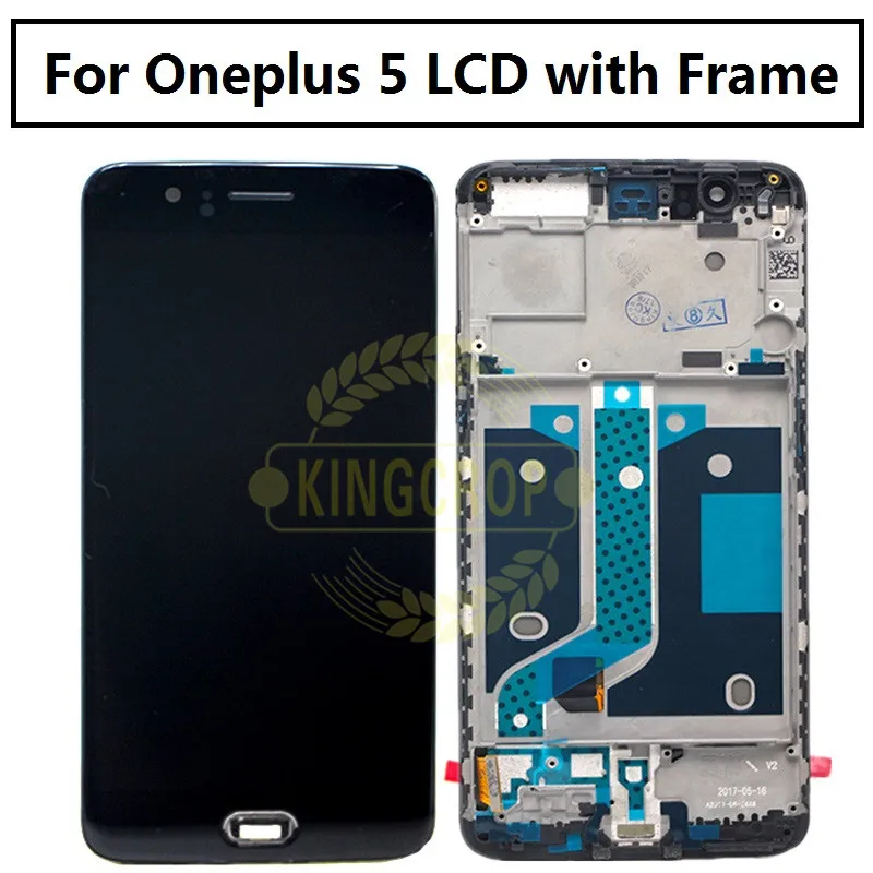 oneplus 5 lcd display with frame 680yuan  1