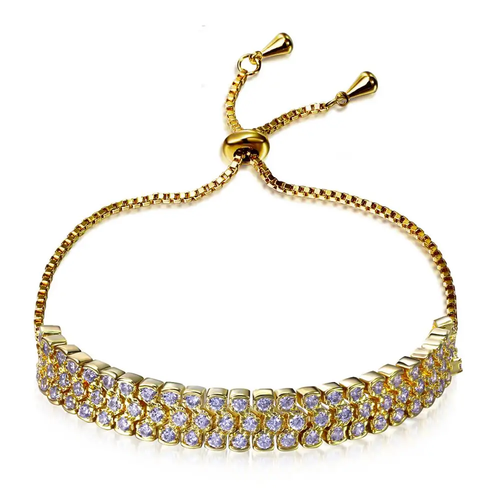 Buy New Luxury Bracelet for Women Gold color&White