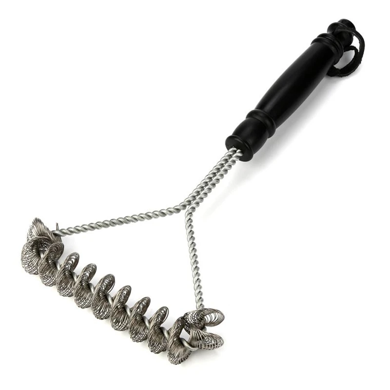  Safety Cleaning Barbecue Brush Wire Barbecue BBQ Brush 100% rust-proof Practical Wear-resistant Durable Tool C0413#30          02