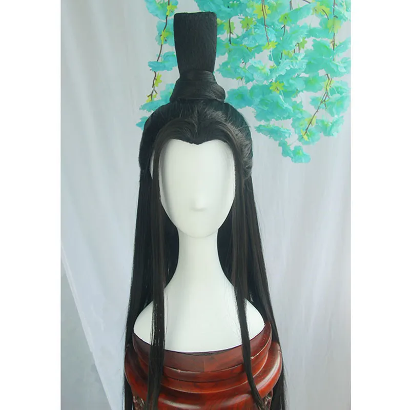 

80cm swordsman cospaly accessories warrior hair products han dynasty hair products halloween cosplay vintage hair