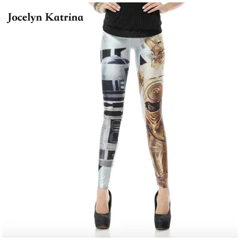 

Abstract Animals Wooden Print Leggings Robot Pencil Pants Sports Gym Yoga Pants Tight Long Waist Pants
