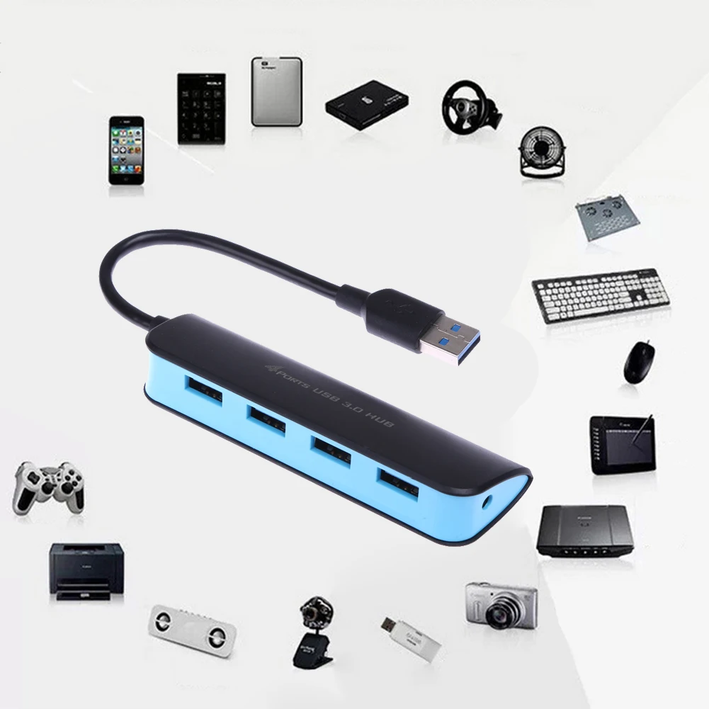 5 جيجابت ميناء usb 3.0 متعددة محور الخائن محول فائقة السرعة usb hub لأجهزة الكمبيوتر pc محور usb عالية الطاقة محول