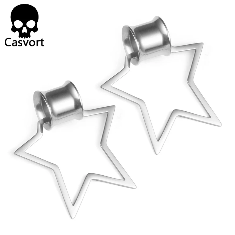 Casvort новые съемные Висячие ушные вкладыши в виде пентаграммы ювелирные изделия