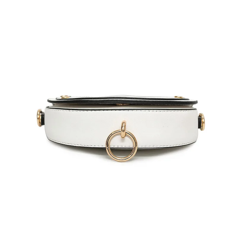 HOCODO جديد بسيط السرج حقيبة جودة حقيبة يد فاخرة Crossbody حقائب للنساء 2018 الأزياء البسيطة حقيبة كتف حلقة هوب يد