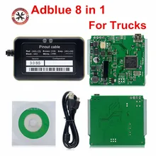 2018 A + + wsparcie jakości euro 6 profesjonalne Adblue 8w1 8 w 1 Emulator AdBlue V3.0 z czujnik NOx darmowa wysyłka