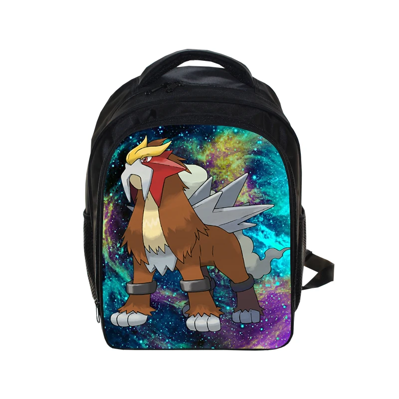 

Cartoon Pokemonn Entei Galaxy Backpack School Bag Kids Boys Girls Pokemon School Backpack Children Primary Kindergarten Book Bag