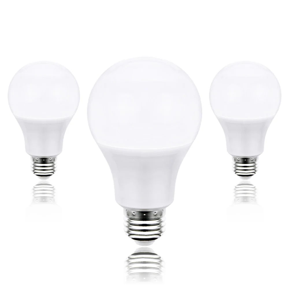 220V LED Bulb Lamp E27 3W 5W 7W 9W 12W 15W High Brightness SMD 2835 LED ...