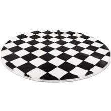 Современный Плед Ковер Спальня Гостиная круглый мягкий коврик