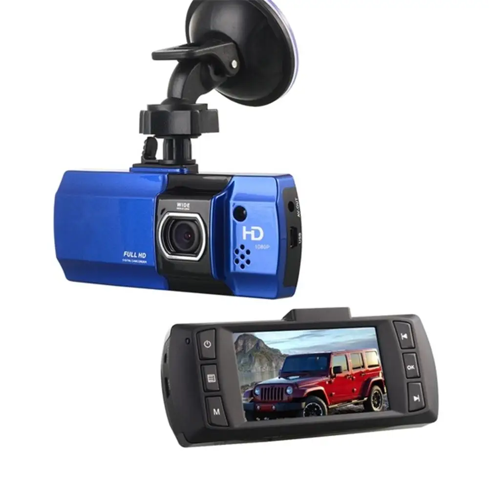 Автомобильная dvr камера DVR Full HD 1080p Dashcam видео регистратор рекордер HDR g-сенсор ночное видение видеорегистратор Автоматическая Автомобильная камера Прямая поставка - Название цвета: blue