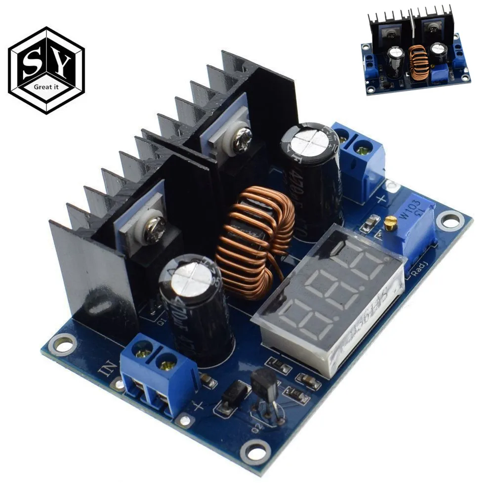 

1PCS MH-ET LIVE LED Voltmeter PWM Adjustable 4-36V To 1.25-36V Step-Down Board Module XL4016 8A 200W DC-DC Power drop Module