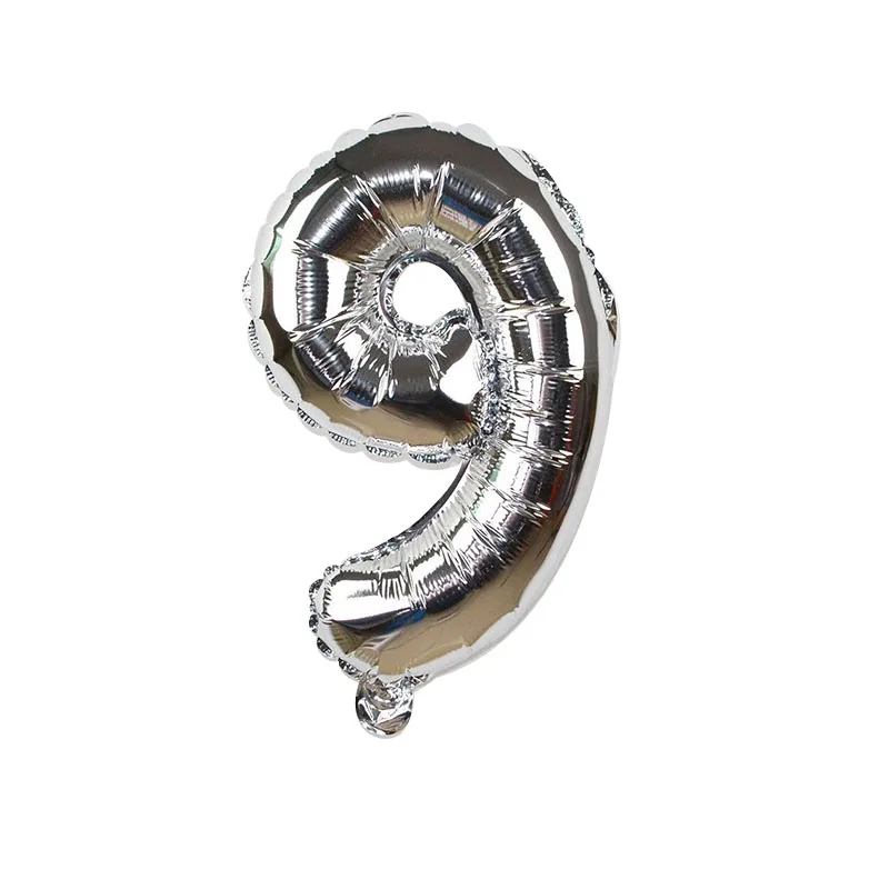 32 дюйма Серебристые воздушные шарики большой фольгированный шар для дня рождения свадьбы юбилея фестиваля украшения - Цвет: Silver-9