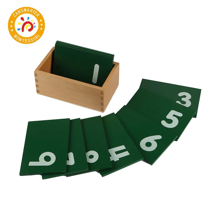 

Baby Toy Montessori Math Sandpaper Number With Box Wooden Preschool Learning Number Exercise Toy Games Early Education MA010