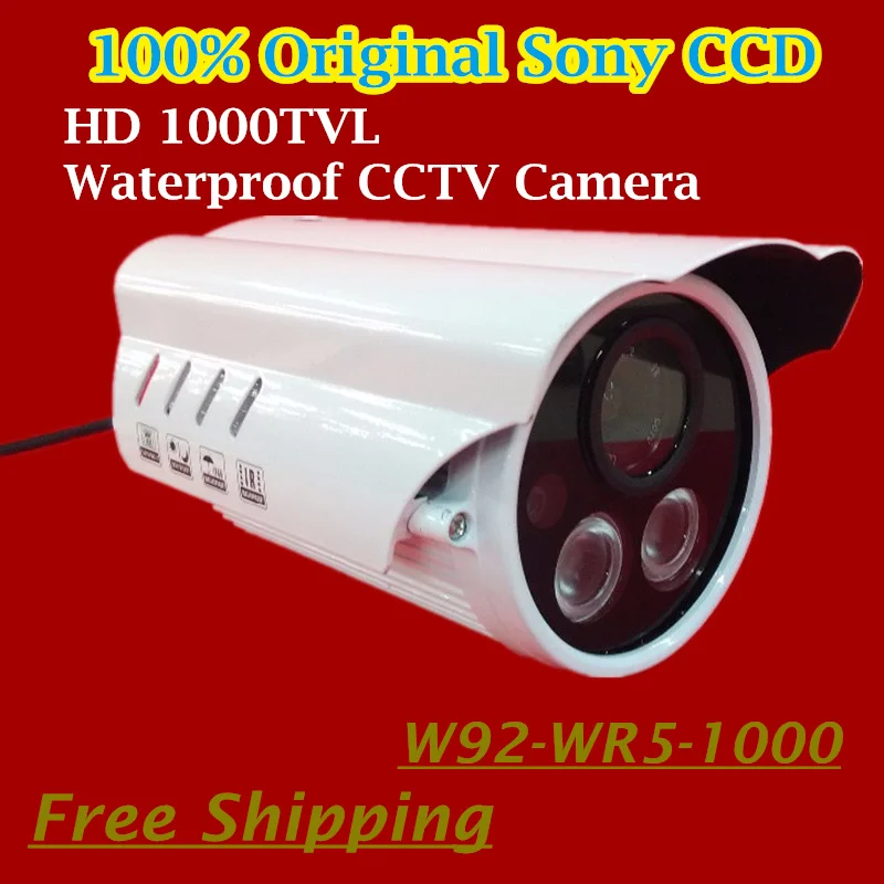 

New arrival 1/3" SONY CCD 1000TVL HD CCTV Camera Suitable for Outdoor With Feature of Waterproof Security Camera IR Night Vision