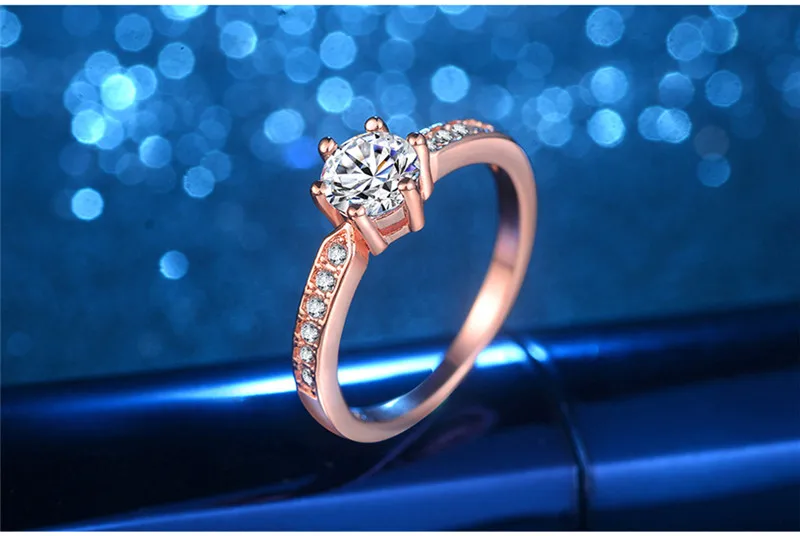 DODO Vintage Rose Gold Color Rings AAA Crystal anillos Jewelry Ring Antique Wedding Engagement Women Bijoux Wholesale Gifts YR59 (5)