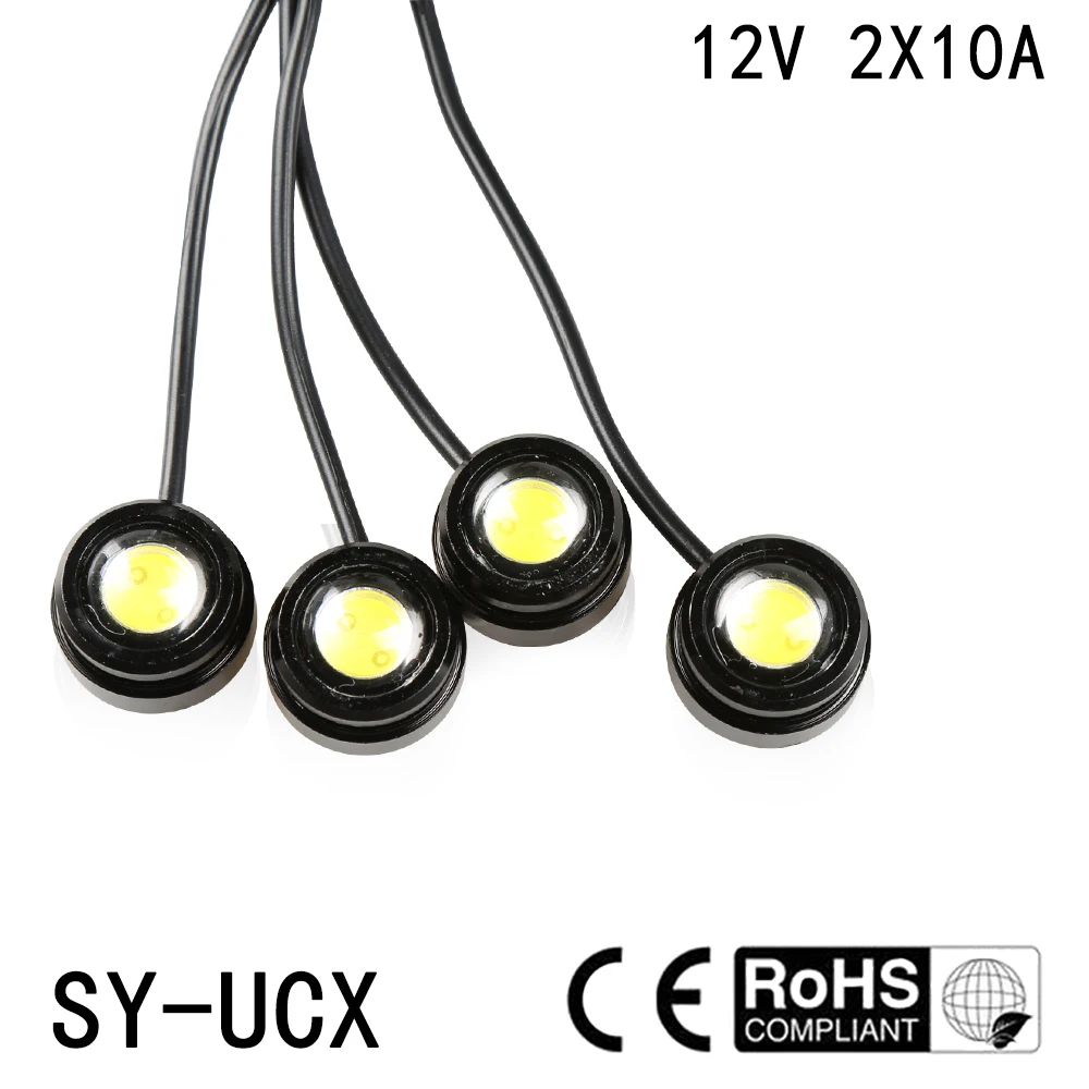 DRL 4*1 5 Вт автомобильный стробоскопический светильник Eagle Eye с пультом