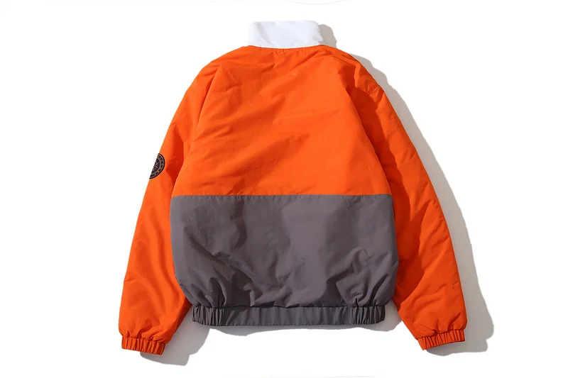 2019 Winter Style Colour Blocking SUPPOSE Embroidery Women Men Cotton Padded Jacket Hiphop Streetwear Men Warm Jacket Coats 2019 Winter Style Colour Blocking SUPPOSE Embroidery Women Men Cotton Padded Jacket Hiphop Streetwear Men Warm Jacket Coats