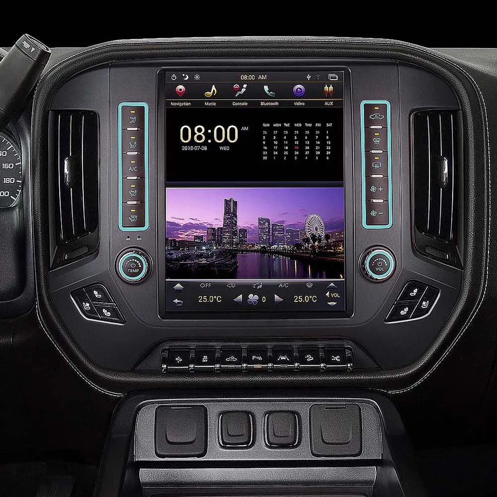 Aotsr 12," ips Android 7,1 автомобильный без dvd-плеера gps навигация для Chevrolet Silverado и GMC Sierra стерео блок мультимедиа WiFi