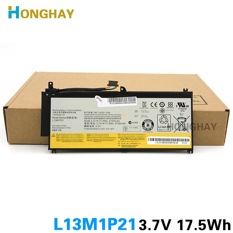 

Honghay L13M1P21 original Tablet Battery for Lenovo Miix 2 8 Inch Tablet PC L13L1P21 3.7V 17.5WH 4730MAH Miix 2-8-inch 8" inch