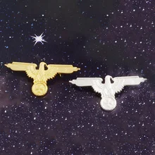 WWII WW2 allemand militaire croix aigle épingle casquette Badge Cockade bijoux broches Denim chemise col Badge épinglettes amis cadeaux