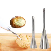Feiqiong Cute Decorating Puff Cake Tip 2PCS/Set Pastry Cream Butter Nozzle Baking Piping Tube Tip Sets DIY Kitchen Accessories