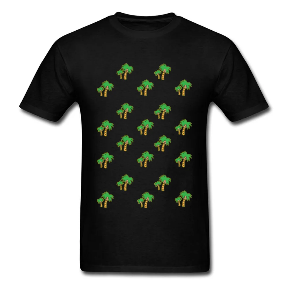 Mens Tops Tees Palm tree dream 2018 New Fashion Casual T-shirts 100% Cotton Short Sleeve Cool Tee Shirts O Neck Palm tree dream black