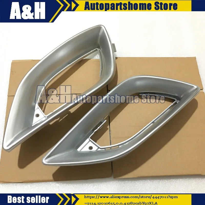 Противотуманная фара для Mercedes W251 R300 R320 R350 2005 2007 серебристо серая рама радиатора 2
