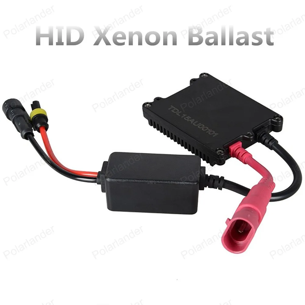 

Polarlander 2pcs Good Quality AC HID Ballast for XENON Conversion Kit Slim Ballast Quick Start 35W Black