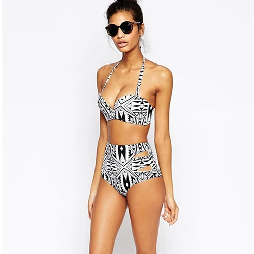 

Women Sexy Halter Bikini Set Push-up Bra Swimsuit Bathing Suit Summer Swimwear Women's Swimming Suit