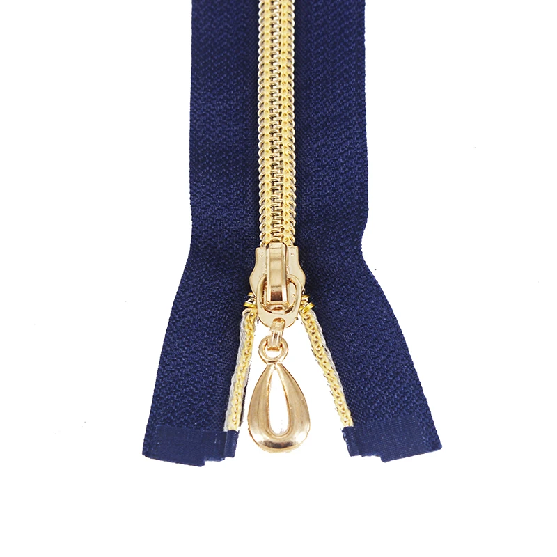 5piece-Gold-Tone-Teeth-Zipper-Open-End-Metal-Zippers-60cm-Length-for-Sewing-Zippers-Z57