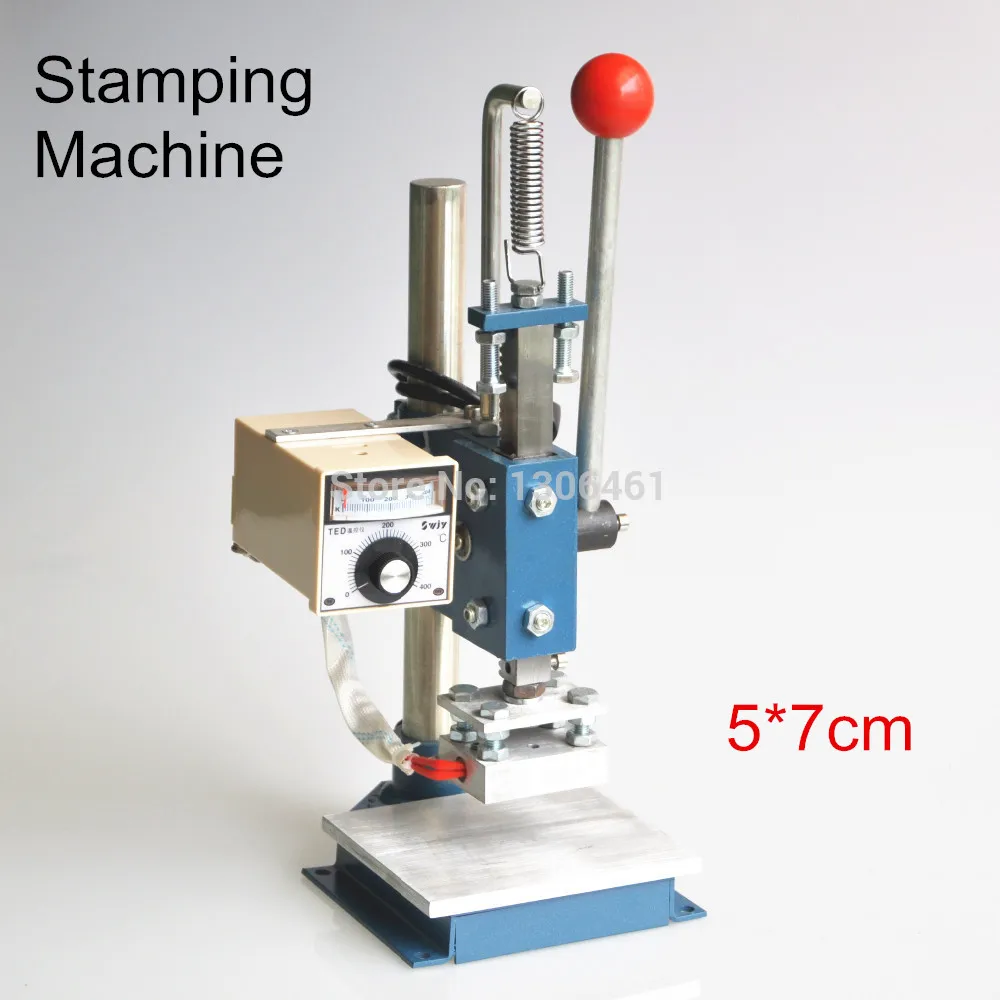 1 Set Manual hot foil stamping machine foil stamper printer leather