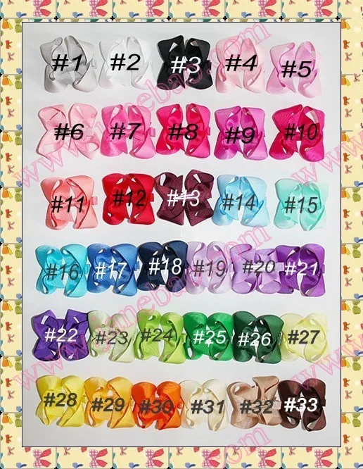 free shipping 2015 Newests 45pcs 3'' ABC hair bows...