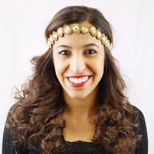 Fashion Women’s Headwears Gorgeous DIY Pearl Bandanas Wedding Party Hair Accessories Bandage Headbands for Pretty Ladies