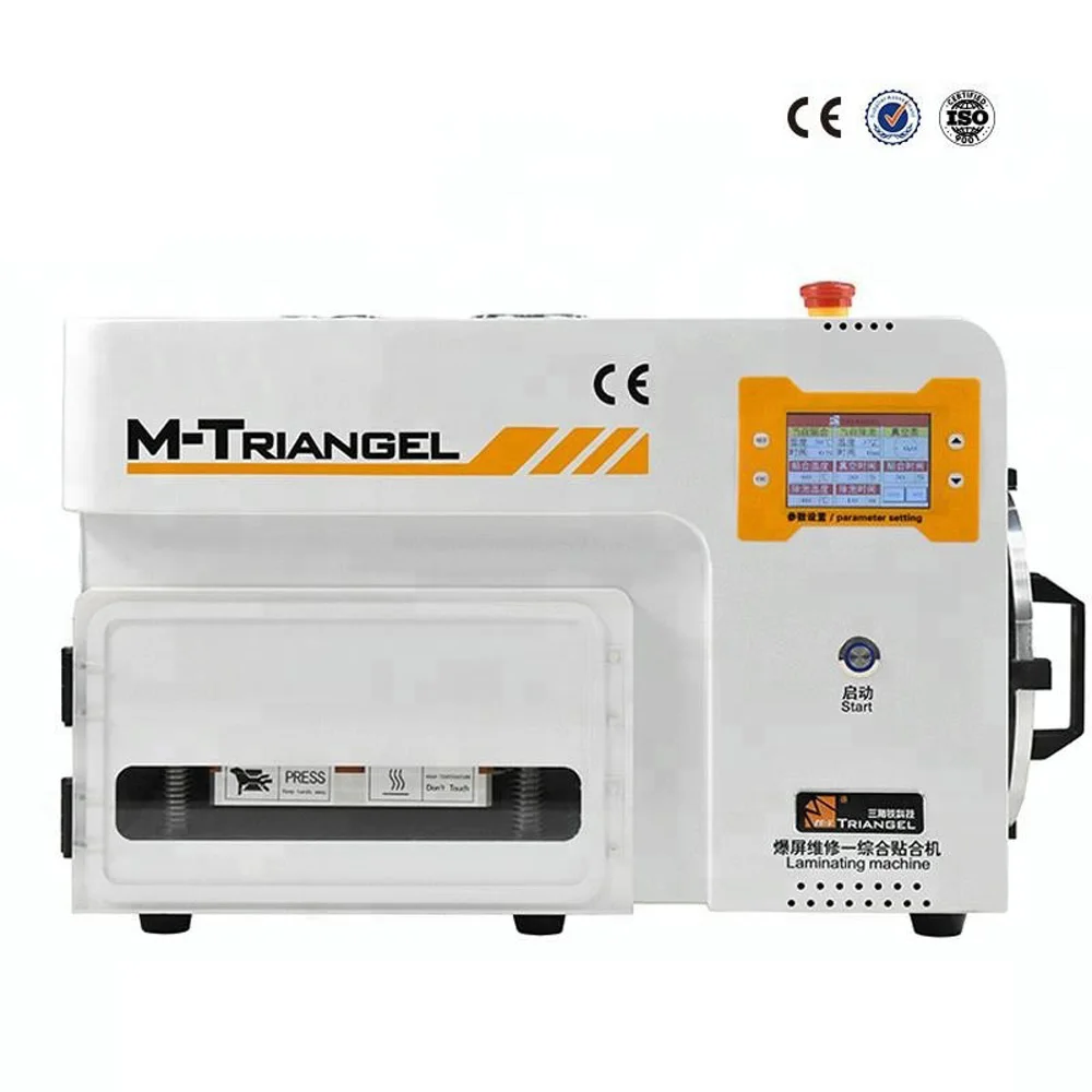 Встроенная вакуумная машина для удаления пузырьков для ламинирования M-Triangel MT- OCA вакуумная машина для ламинирования для телефона с сенсорным ЖК-экраном