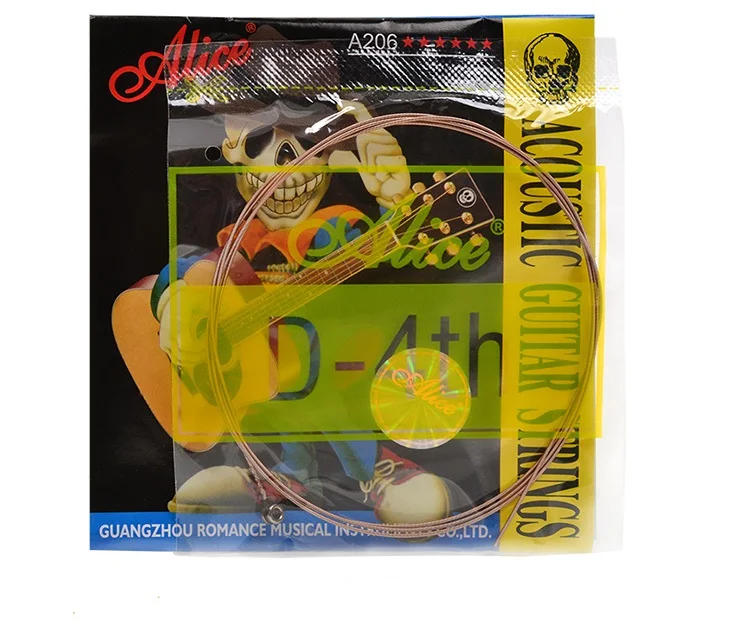 

Acoustic Guitar String D-4th Steel Core Proprietiary Anti-rust Cast Phosphor Bronze Color Aloy wound Guitarra Accessories