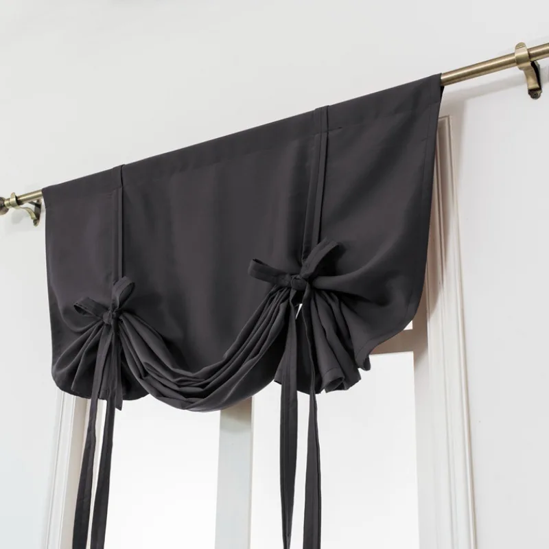 Useful Home Decoration Blackout Curtains Tie Up Curtain For Bedroom