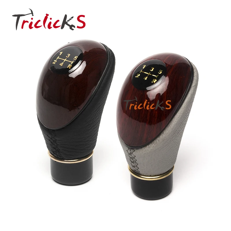 

Brand New Car SUV Manual 5 Speed Gear Stick Shift Knob Cover Handle Shifter Lever Mahogany