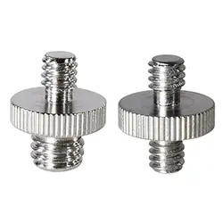 100 pack 1/4 "Мужской до 3/8" наружной резьбой Винт + 1/4 "Мужской до 1/4" Мужской Винт адаптер для Камера/плеча Рог/штатив/разъем Studio