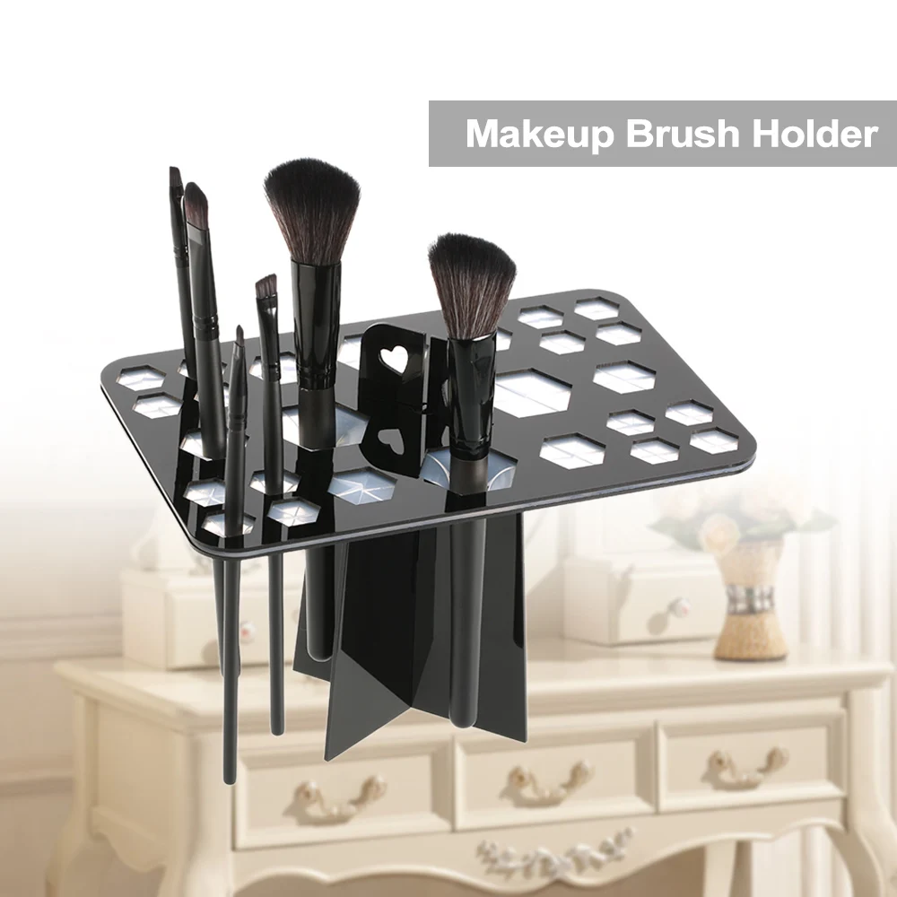 Держатель для кистей макияжа 26 отверстий|makeup brush holder|brush holdermake up |