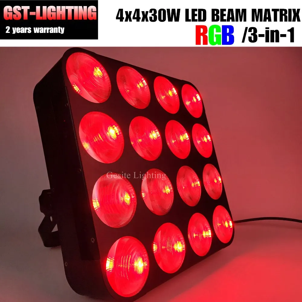 DMX 16x30 Вт RGB/CW/WW COB светодиодная матрица осветительный прибор сценический dj свет
