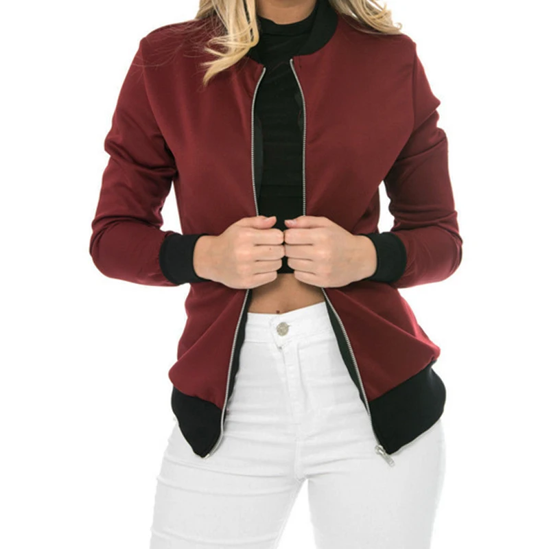 Buy Women Casual Basic jackets coats Autumn Spring