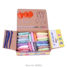 24 цвета/набор мягкая полимерная глина DIY Снежная жемчужная грязь Educational обучающая игрушка plasticine игрушки слизь детские игрушки для детей Gif