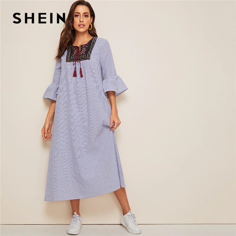 shein tassel dress
